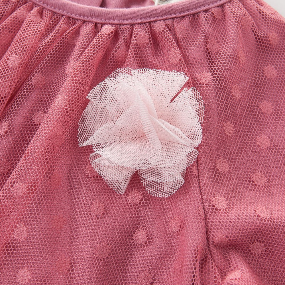 Emma Polka Dot Overlay Dress