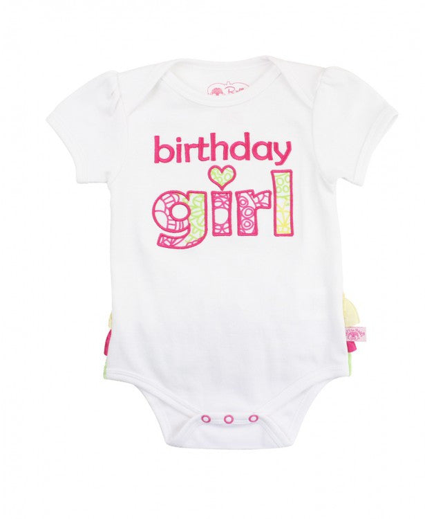 Girls First Birthday Bodysuit