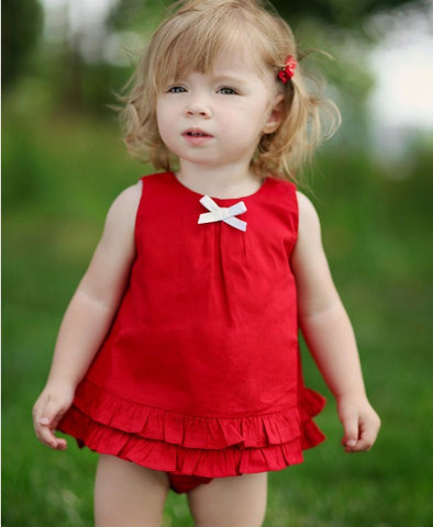 Crimson Red Infant Swing Top