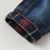 Boys' Flannel-lined Denim Overalls